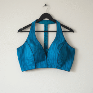 Printed Cotton Sleeveless Saree Blouse with Stylish Back Strap