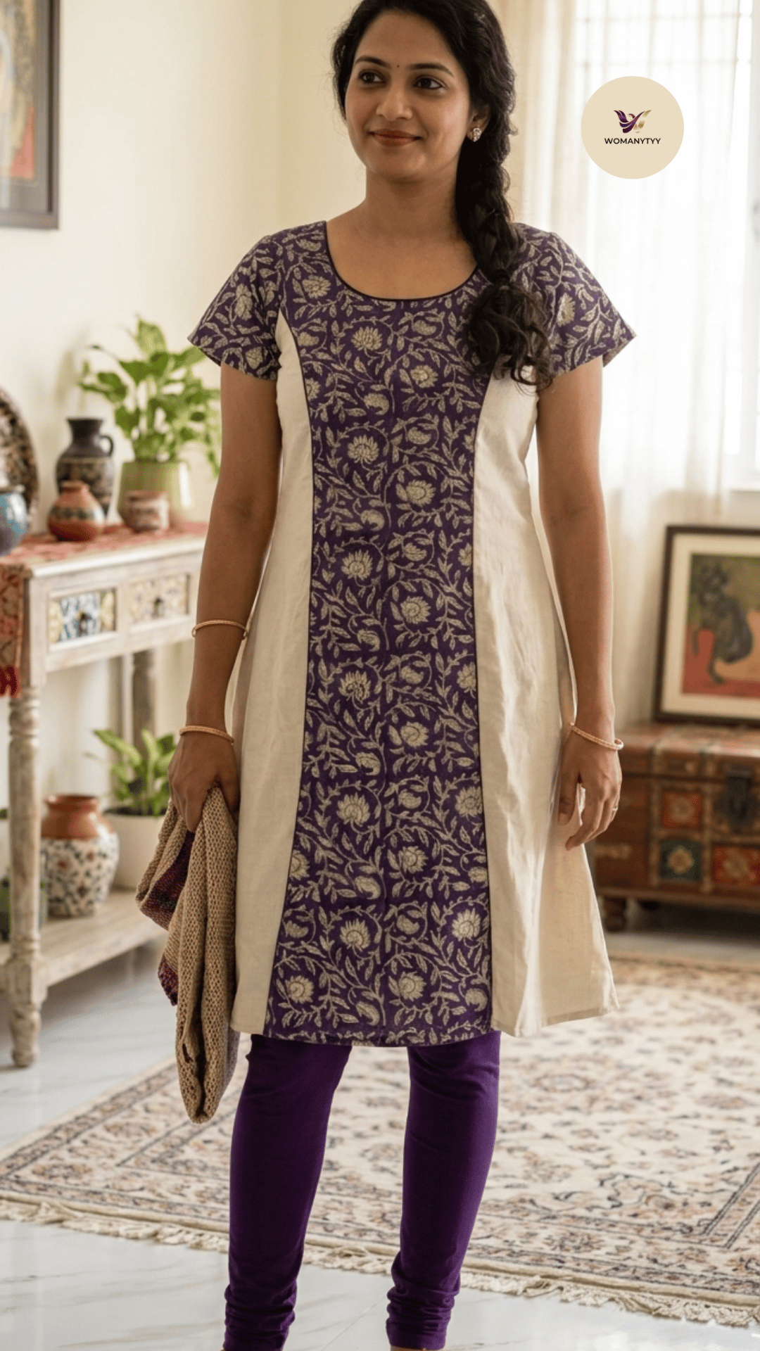 Fabric Cotton flex Kurti