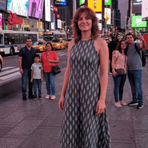 Long Flared Dress 100% cotton