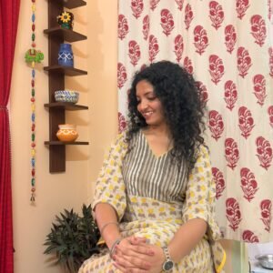 100% cotton Kaftaan Pure bagru print