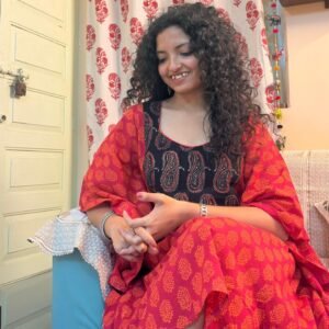 100% cotton Kaftaan Pure bagru print