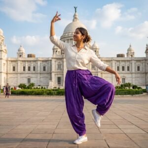 Purple Harem Pants