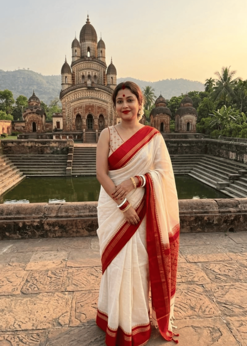 V neck sleeveless Princess cut blouse