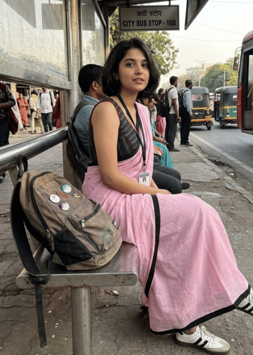 V neck sleeveless Princess cut blouse