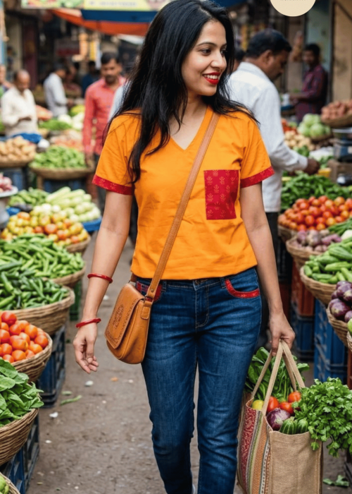 Khadi Cotton Casual Top