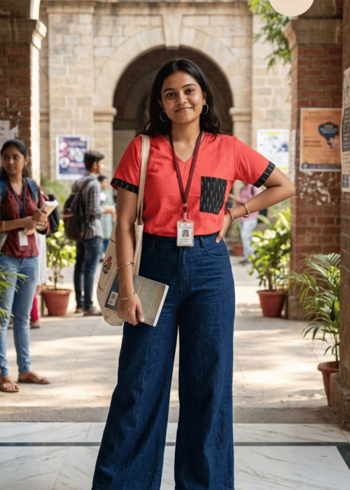 Khadi Cotton Casual Top