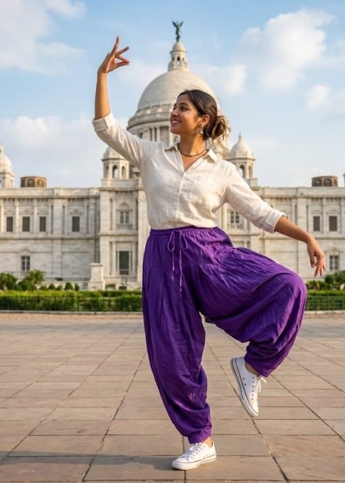 Purple Harem Pants